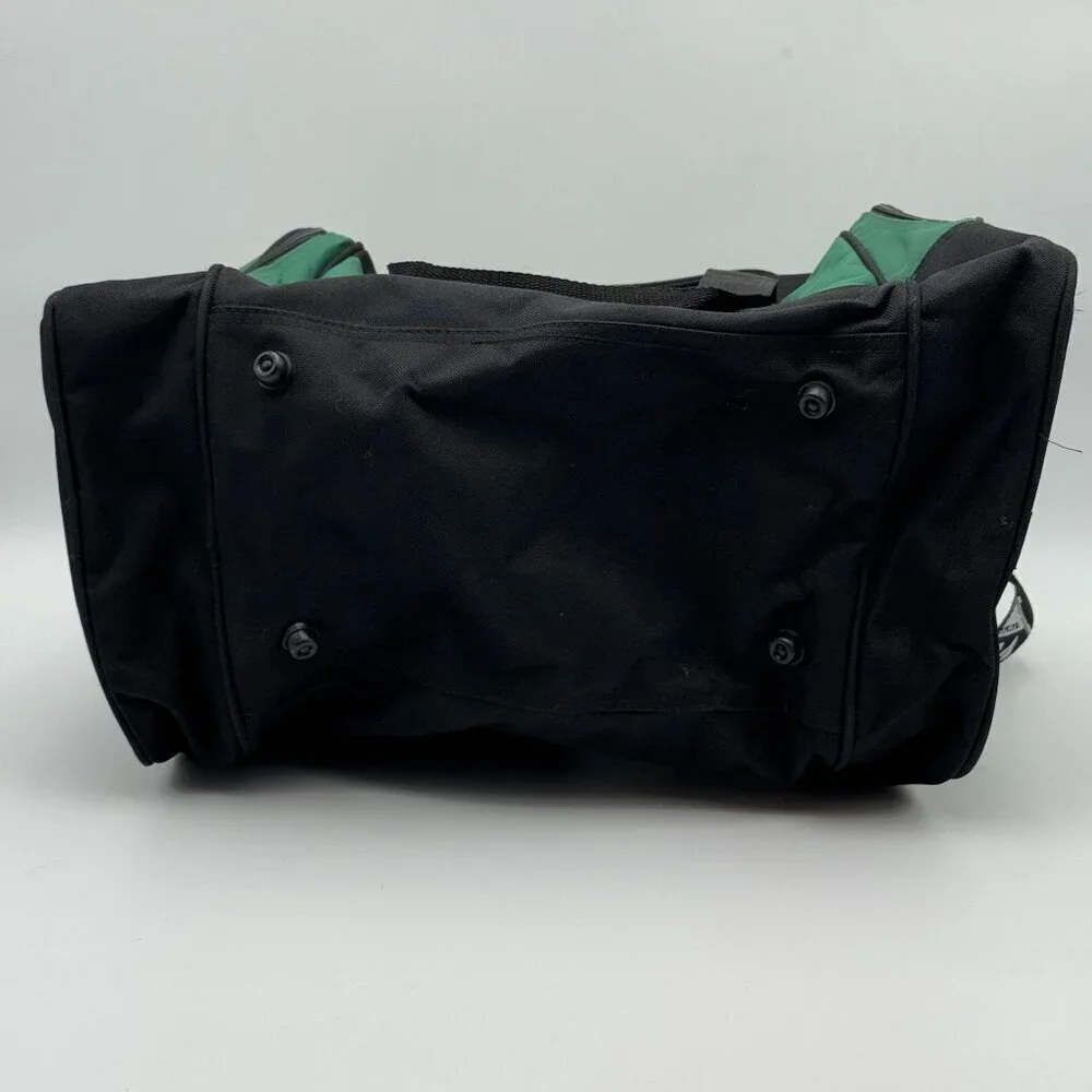 Vintage Miami Hurricanes Duffel Bag Collegiate Gym/Travel Bag Retro Embroidered